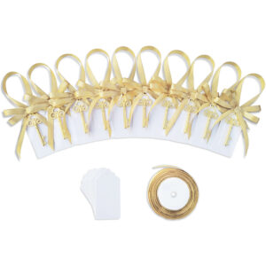 Klucz Otwieracz Podziękowanie dla gości (50 SZTUK) - różowe złoto